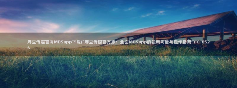 麻豆视频站内文案