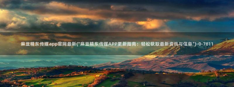 麻豆视频排行文案