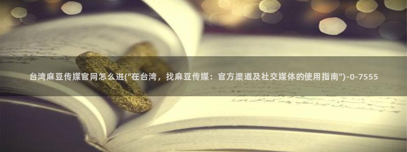 麻豆视频文章描述